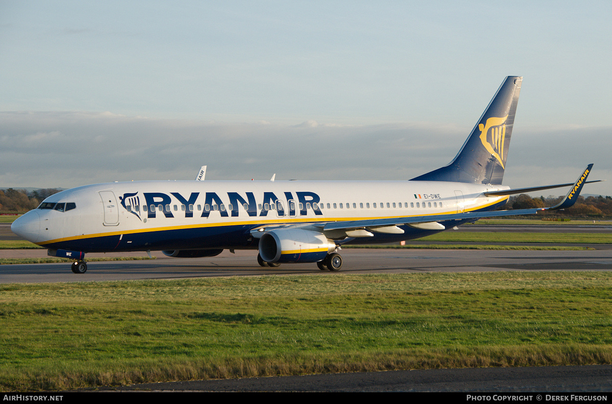Aircraft Photo of EI-DWE | Boeing 737-8AS | Ryanair | AirHistory.net #652015