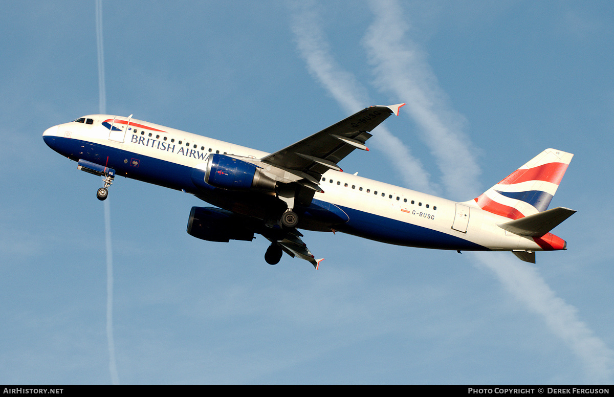 Aircraft Photo of G-BUSG | Airbus A320-211 | British Airways | AirHistory.net #652046