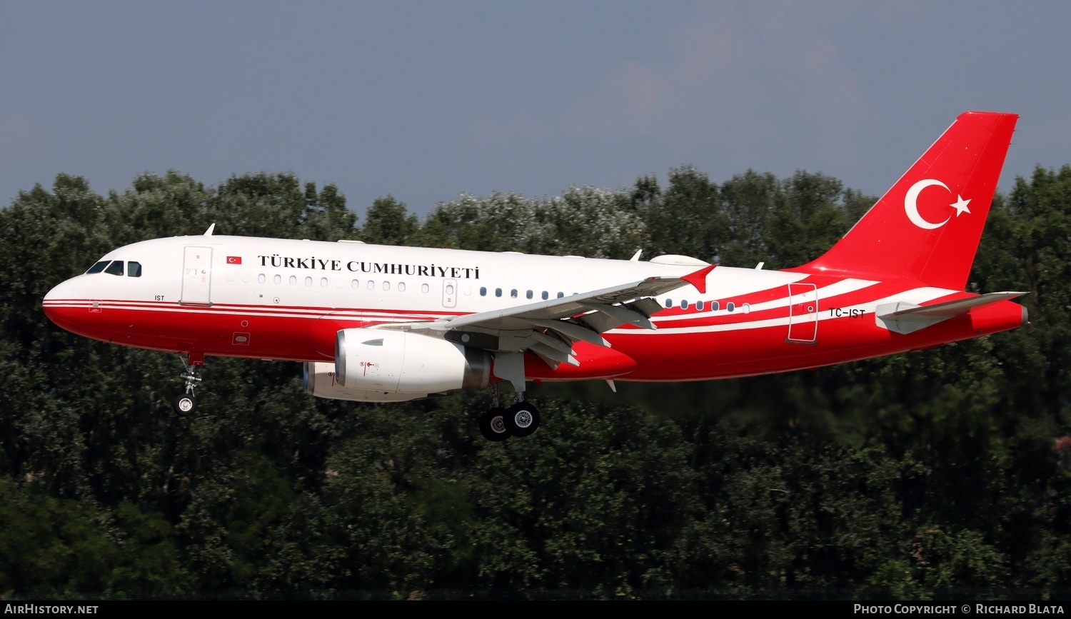 Aircraft Photo of TC-IST | Airbus ACJ319 (A319-133/CJ) | Turkey Government | AirHistory.net #652062