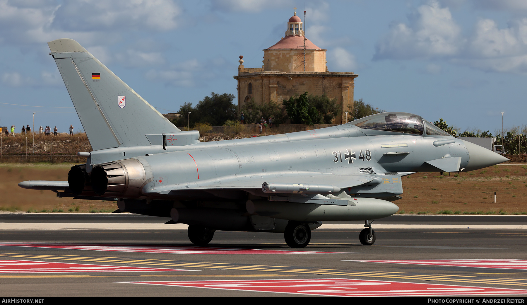 Aircraft Photo of 3148 | Eurofighter EF-2000 Typhoon | Germany - Air Force | AirHistory.net #652085