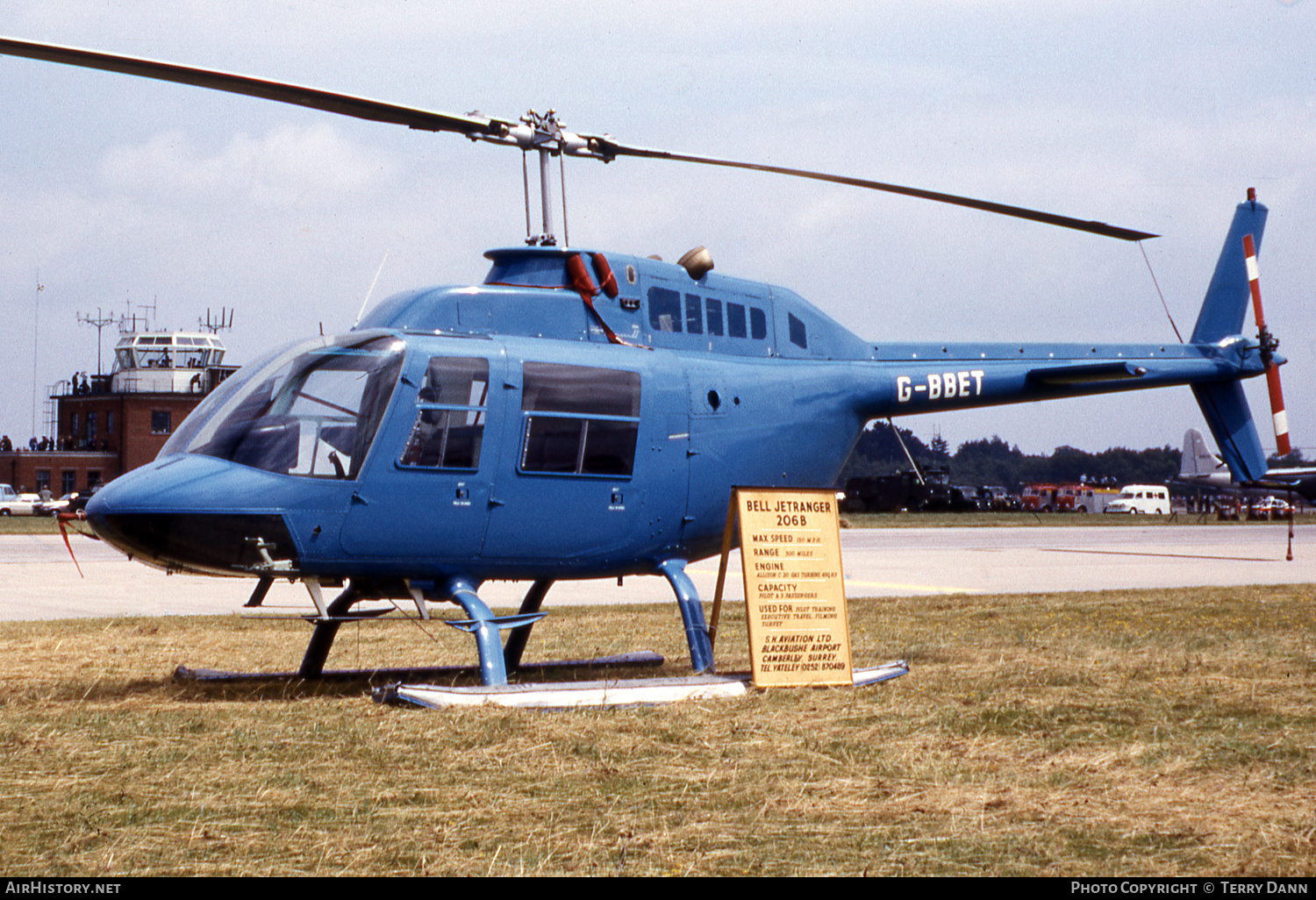 Aircraft Photo of G-BBET | Bell 206B JetRanger II | AirHistory.net #652090