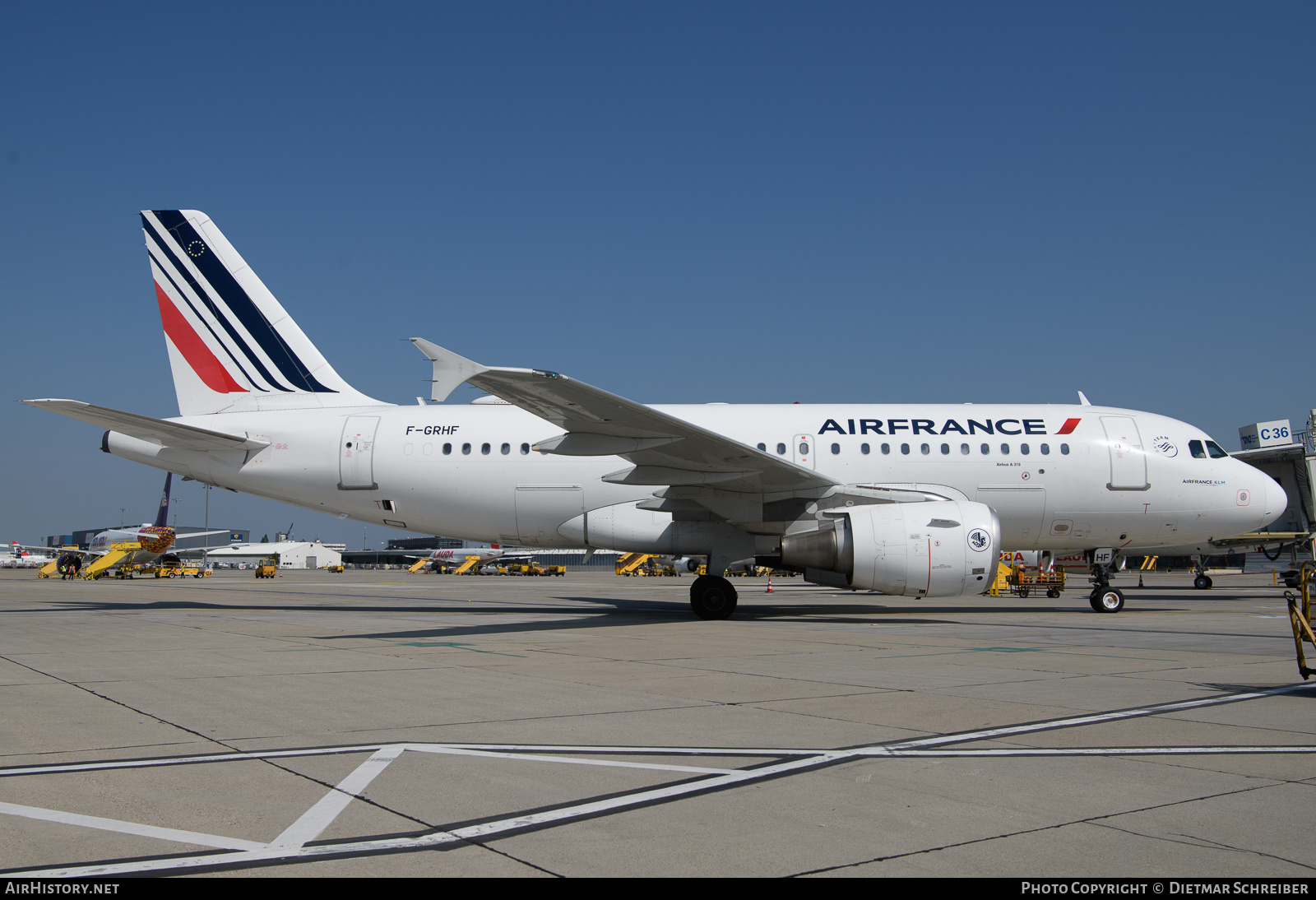 Aircraft Photo of F-GRHF | Airbus A319-111 | Air France | AirHistory.net #652094
