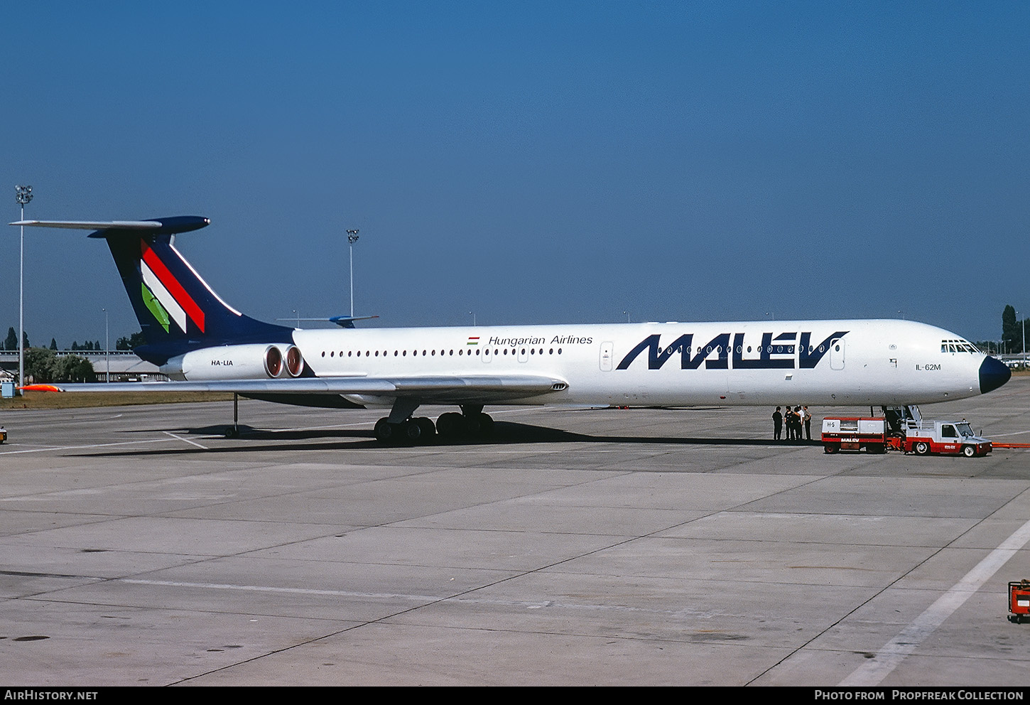 Aircraft Photo of HA-LIA | Ilyushin Il-62M | Malév - Hungarian Airlines | AirHistory.net #652127