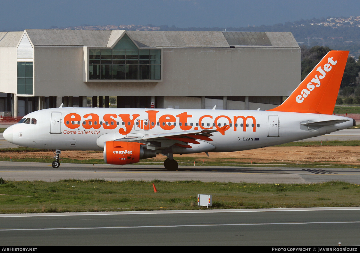Aircraft Photo of G-EZAN | Airbus A319-111 | EasyJet | AirHistory.net #652166