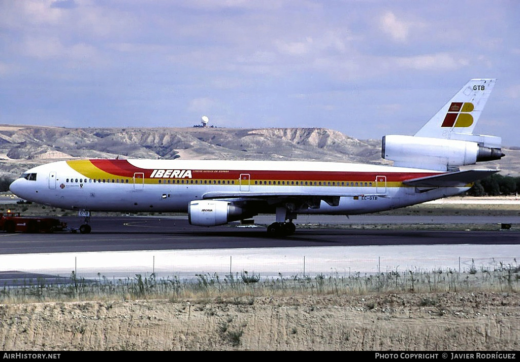 Aircraft Photo of EC-GTB | McDonnell Douglas DC-10-30 | Iberia | AirHistory.net #652186