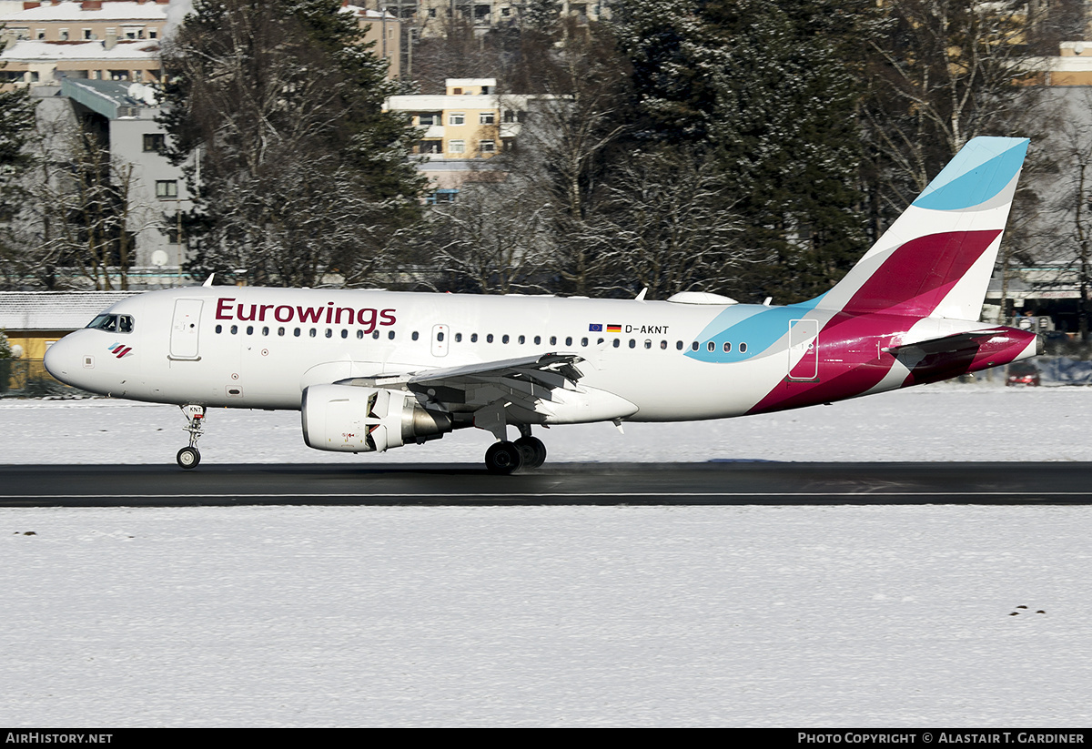 Aircraft Photo of D-AKNT | Airbus A319-112 | Eurowings | AirHistory.net #652204