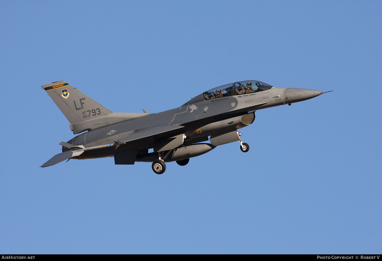 Aircraft Photo of 90-0793 / AF90-793 | General Dynamics F-16DM Fighting Falcon | USA - Air Force | AirHistory.net #652214