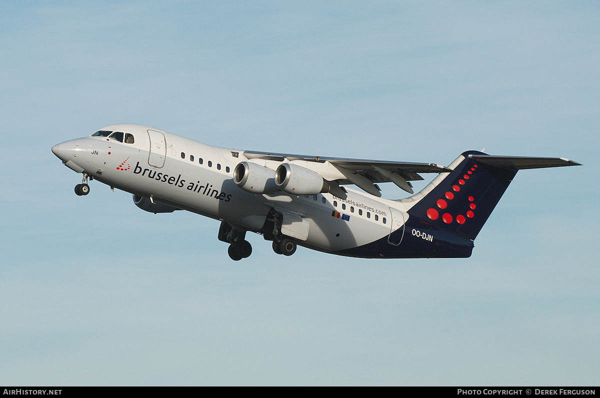 Aircraft Photo of OO-DJN | British Aerospace Avro 146-RJ85 | Brussels Airlines | AirHistory.net #652217