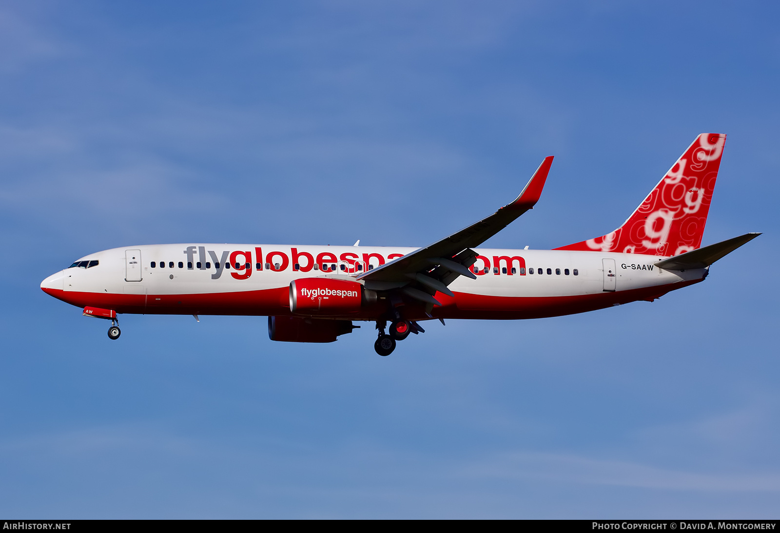 Aircraft Photo of G-SAAW | Boeing 737-8Q8 | Flyglobespan | AirHistory.net #652239