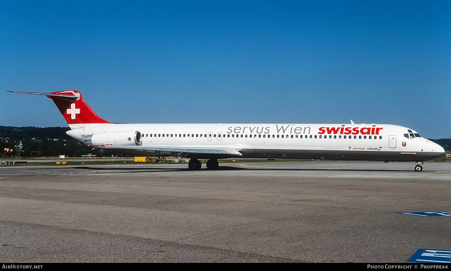 Aircraft Photo of HB-IND | McDonnell Douglas MD-81 (DC-9-81) | Swissair | AirHistory.net #652245