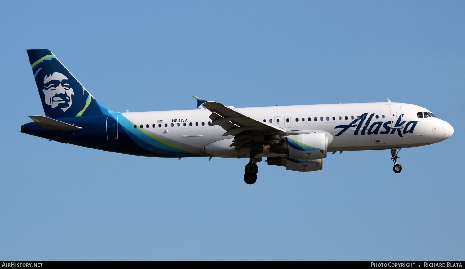 Aircraft Photo of N641VA | Airbus A320-214 | Alaska Airlines | AirHistory.net #652251