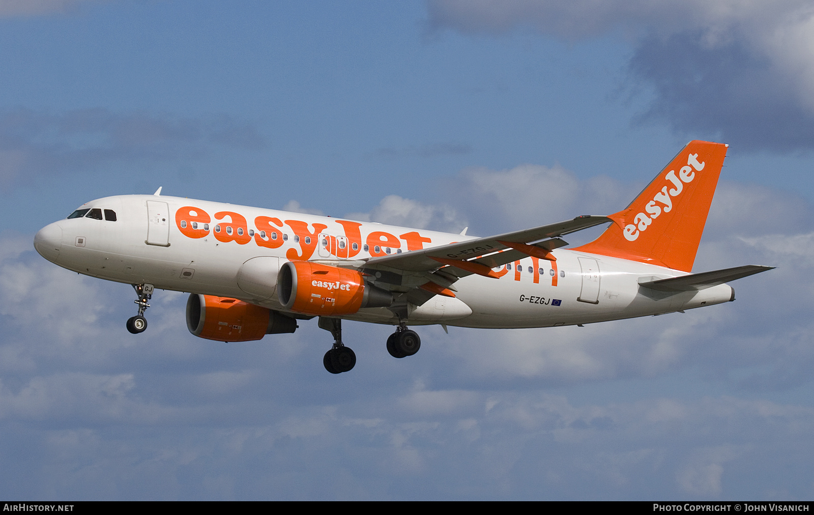 Aircraft Photo of G-EZGJ | Airbus A319-111 | EasyJet | AirHistory.net #652280