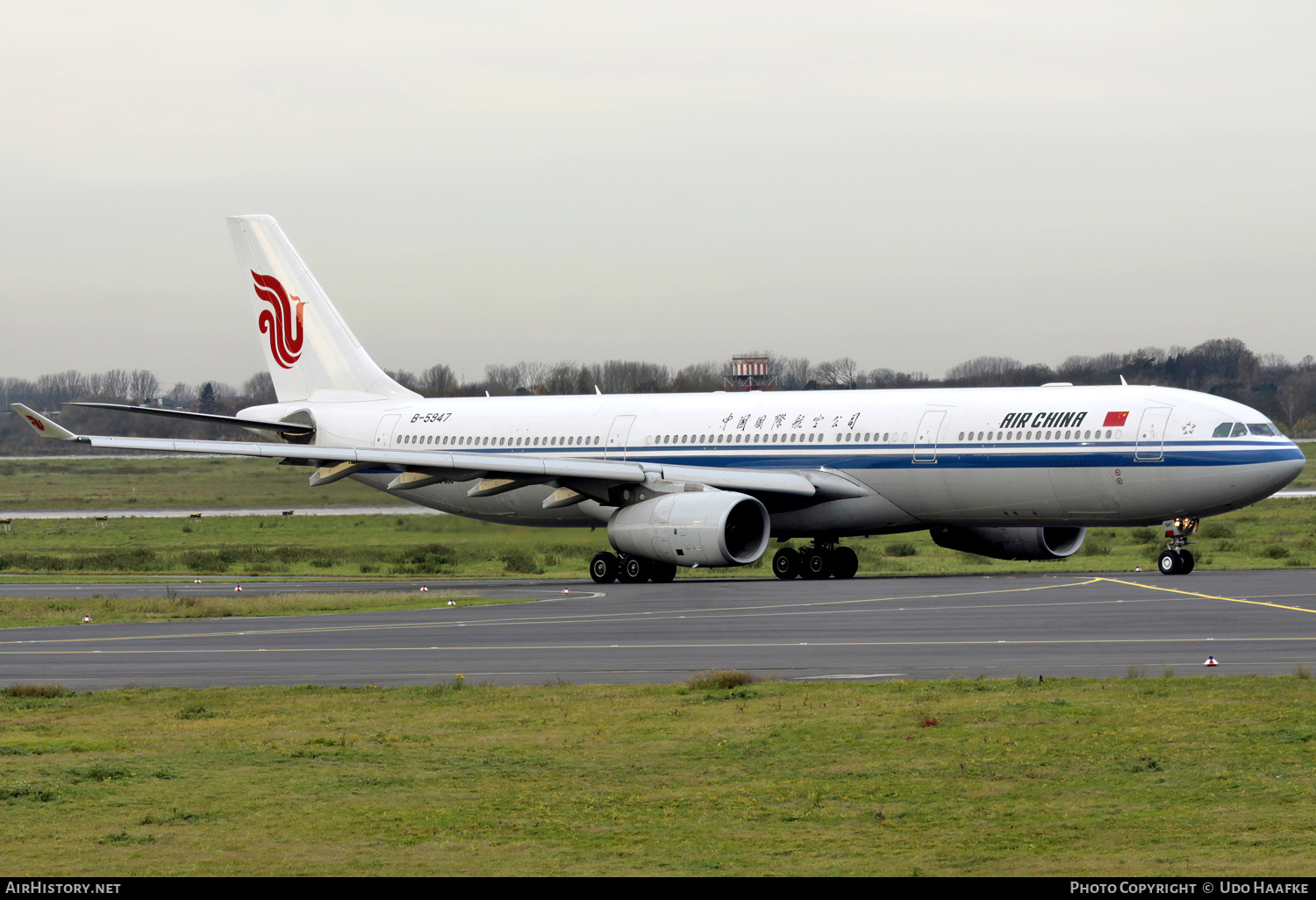 Aircraft Photo of B-5947 | Airbus A330-343E | Air China | AirHistory.net #652302