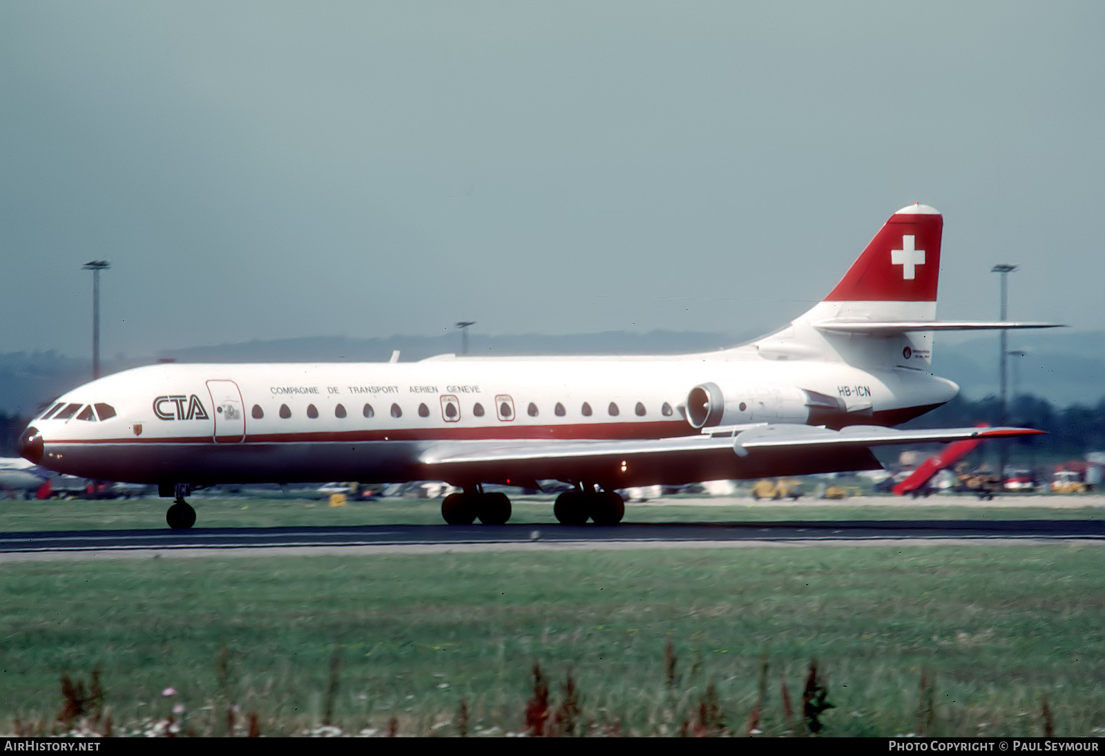 Aircraft Photo of HB-ICN | Sud SE-210 Caravelle 10B1R | CTA - Compagnie de Transport Aérien | AirHistory.net #652303