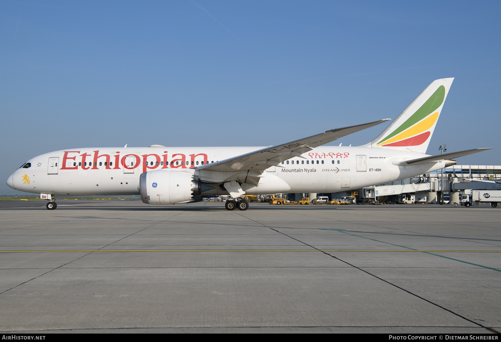 Aircraft Photo of ET-ASH | Boeing 787-8 Dreamliner | Ethiopian Airlines | AirHistory.net #652325
