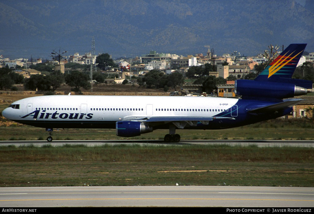 Aircraft Photo of G-DPSP | McDonnell Douglas DC-10-10 | Airtours International | AirHistory.net #652335