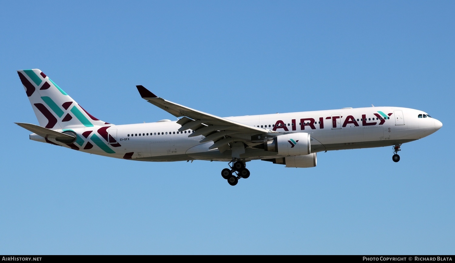 Aircraft Photo of EI-GFX | Airbus A330-202 | Air Italy | AirHistory.net #652382