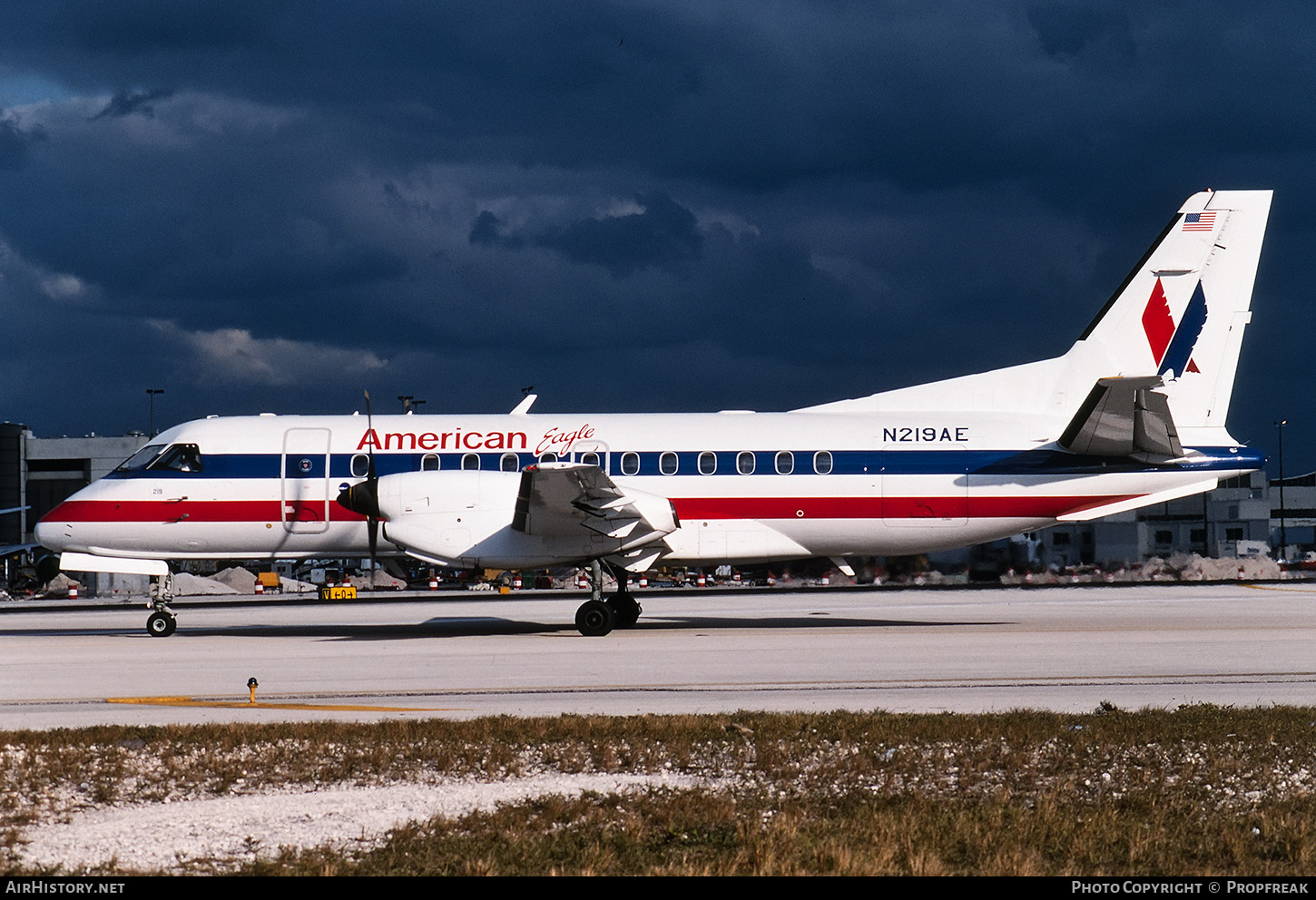 Aircraft Photo of N219AE | Saab 340B | American Eagle | AirHistory.net #652429