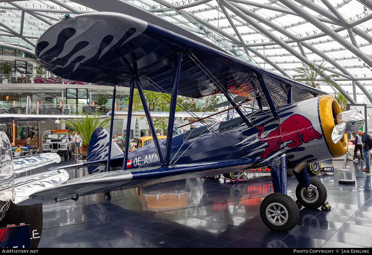 Aircraft Photo of OE-AMM | Boeing E75 Kaydet | Red Bull | AirHistory.net #652430