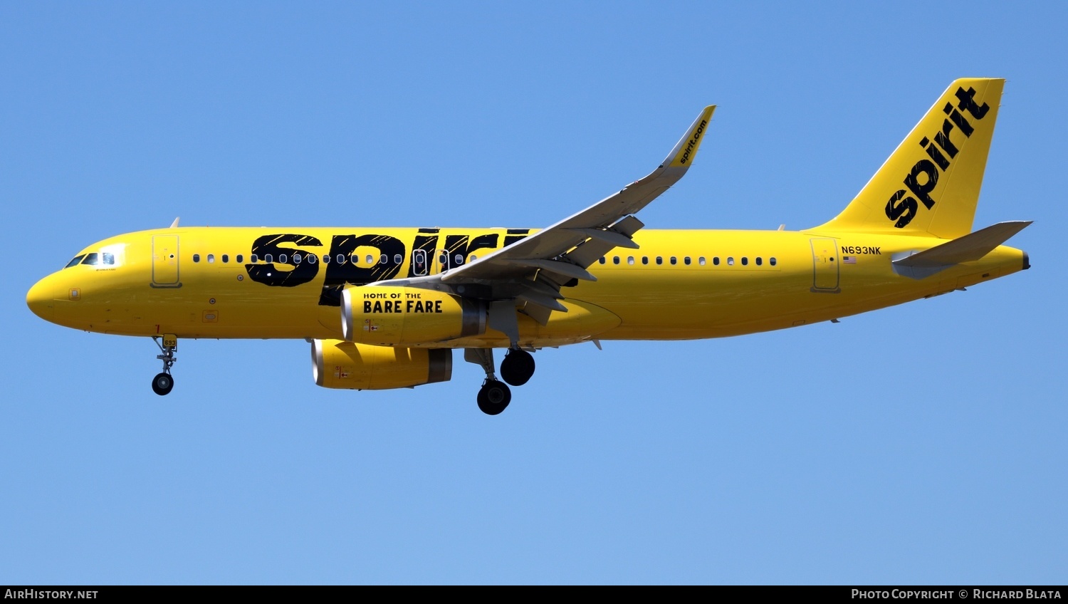 Aircraft Photo of N693NK | Airbus A320-232 | Spirit Airlines | AirHistory.net #652441