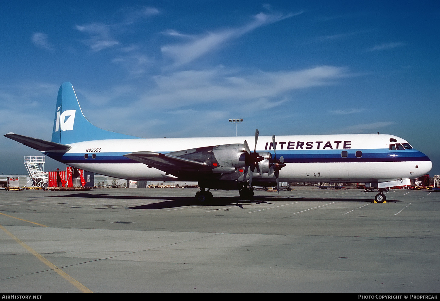 Aircraft Photo of N8355C | Lockheed L-188C Electra | Interstate Airlines | AirHistory.net #652448