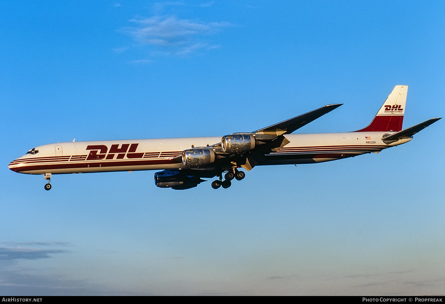 Aircraft Photo of N802DH | McDonnell Douglas DC-8-73AF | DHL International | AirHistory.net #652451