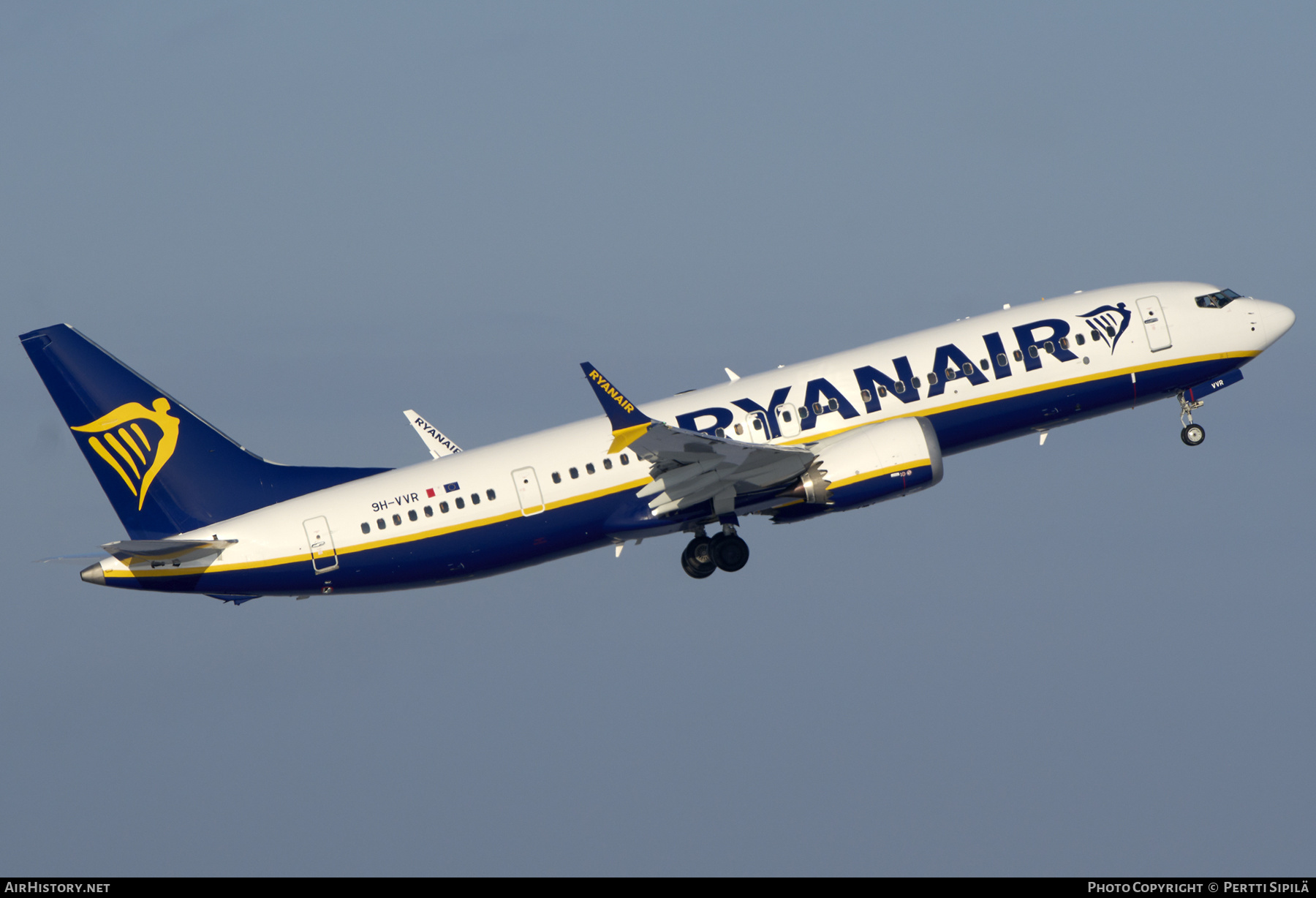 Aircraft Photo of 9H-VVR | Boeing 737-8200 Max 200 | Ryanair | AirHistory.net #652482