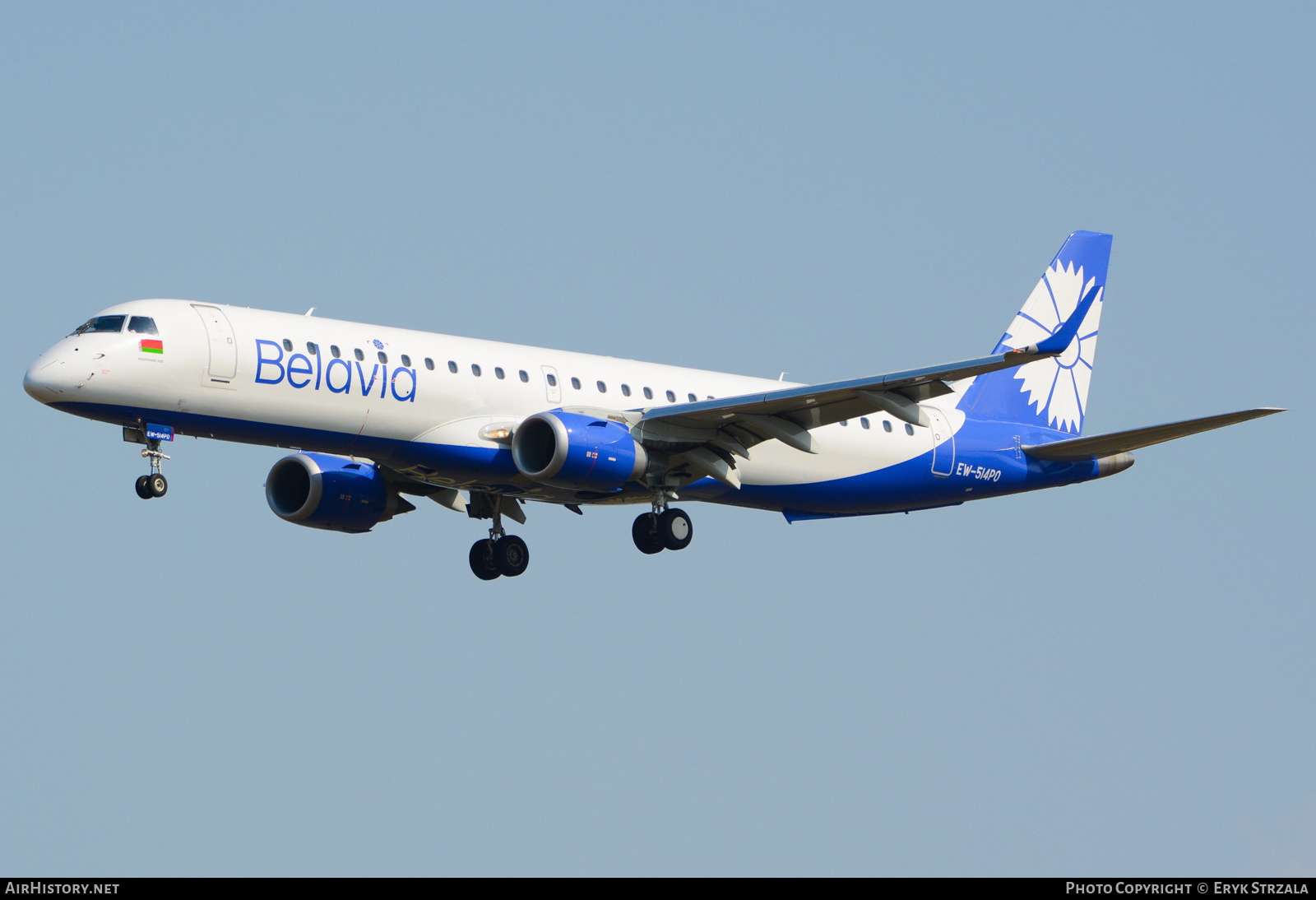 Aircraft Photo of EW-514PO | Embraer 195LR (ERJ-190-200LR) | Belavia | AirHistory.net #652489