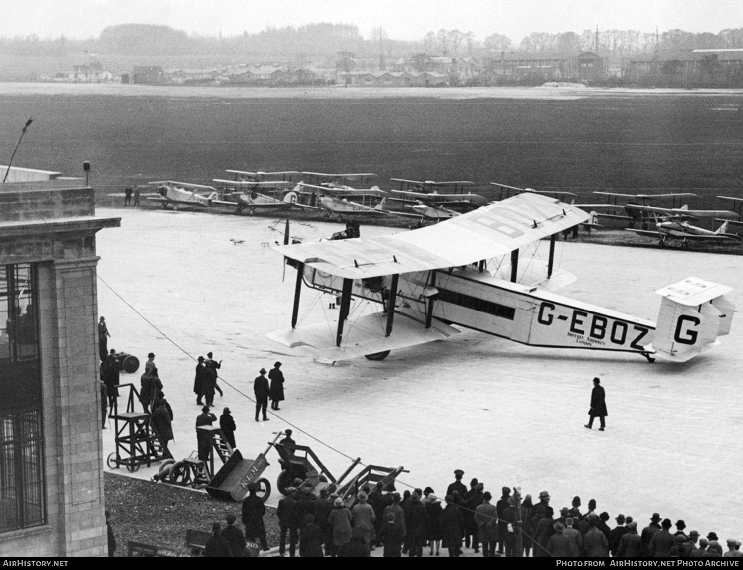 Aircraft Photo of G-EBOZ | Armstrong Whitworth Argosy Mk1 | Imperial Airways | AirHistory.net #652495