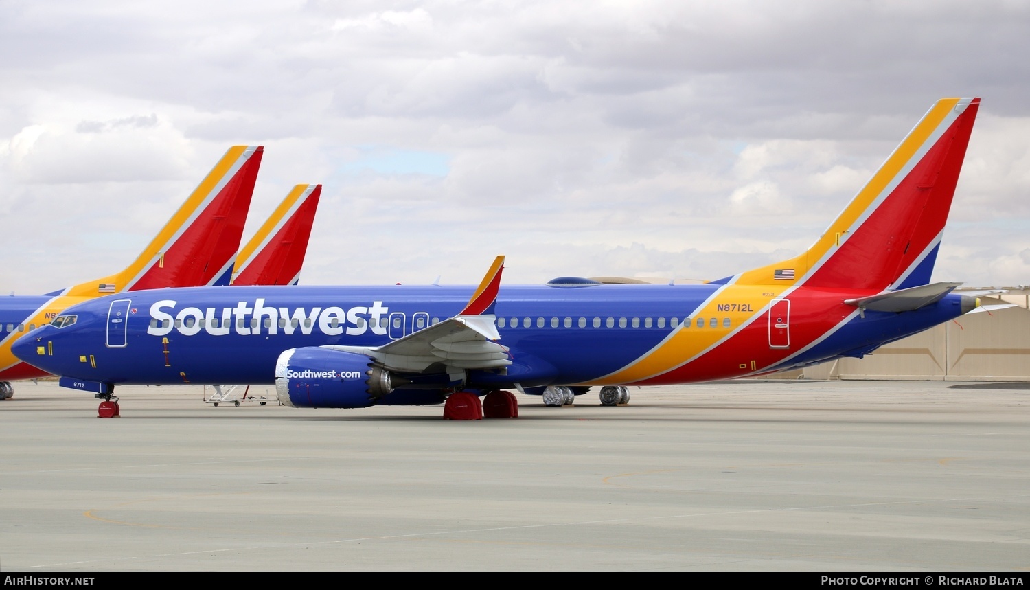 Aircraft Photo of N8712L | Boeing 737-8 Max 8 | Southwest Airlines | AirHistory.net #652498