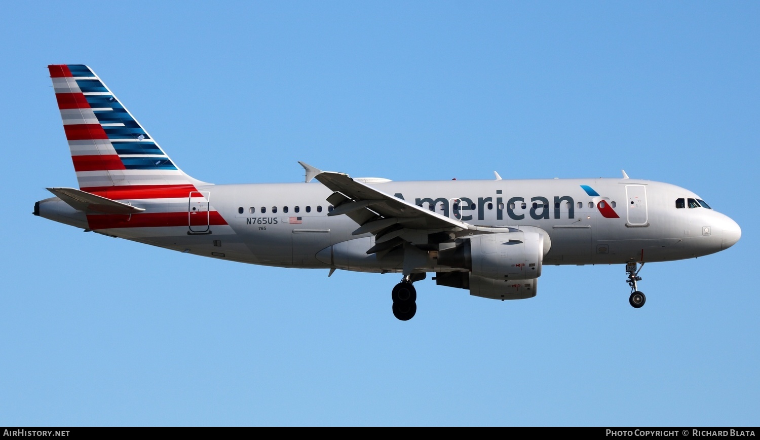 Aircraft Photo of N765US | Airbus A319-112 | American Airlines | AirHistory.net #652501