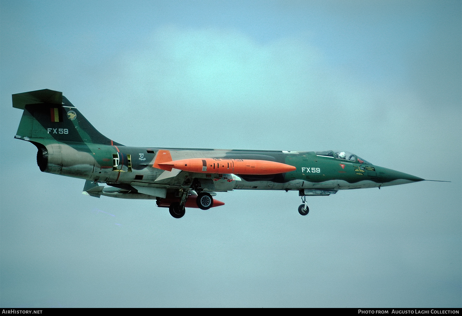 Aircraft Photo of FX59 | Lockheed F-104G Starfighter | Belgium - Air Force | AirHistory.net #652510