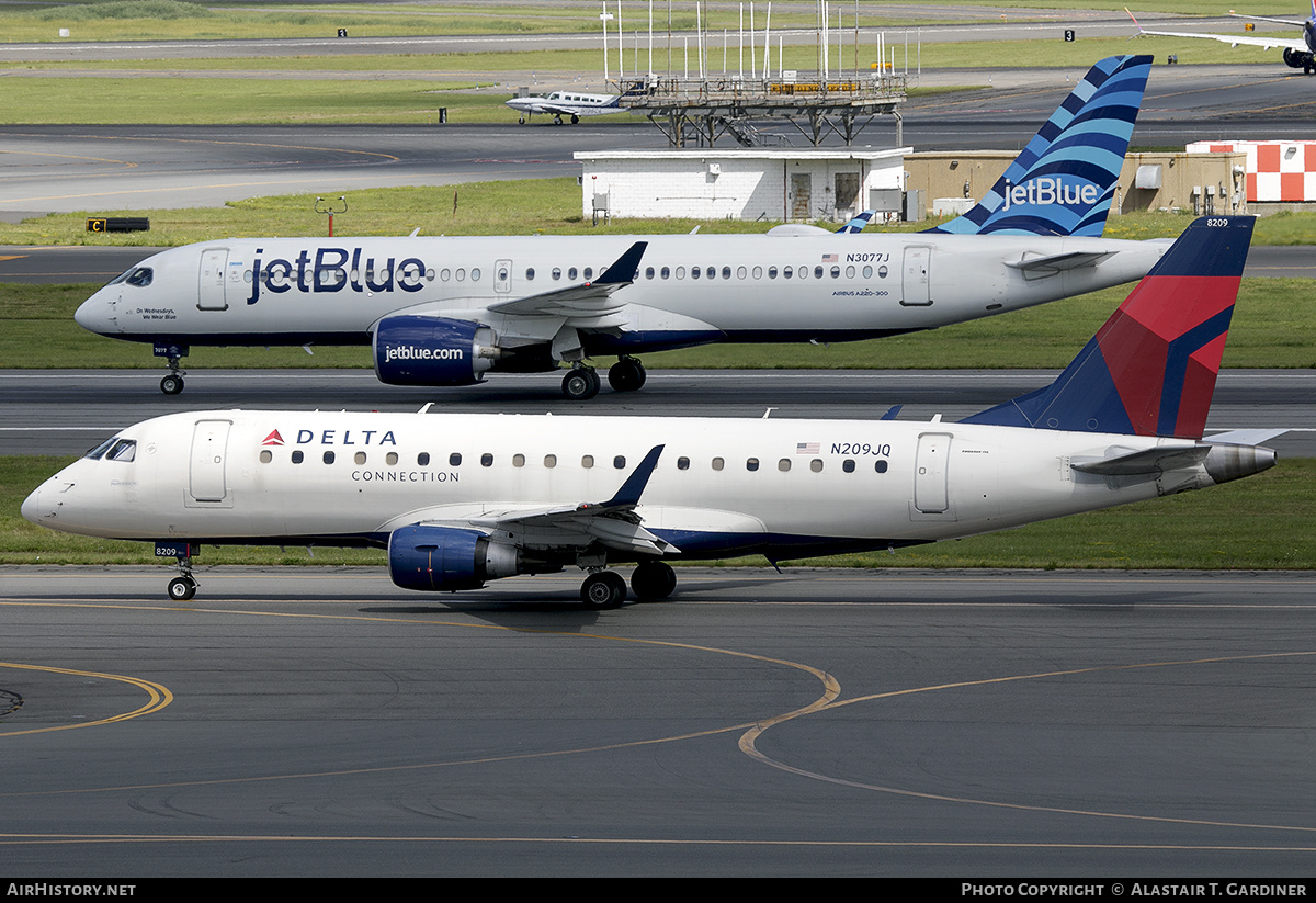 Aircraft Photo of N209JQ | Embraer 175LR (ERJ-170-200LR) | Delta Connection | AirHistory.net #652519