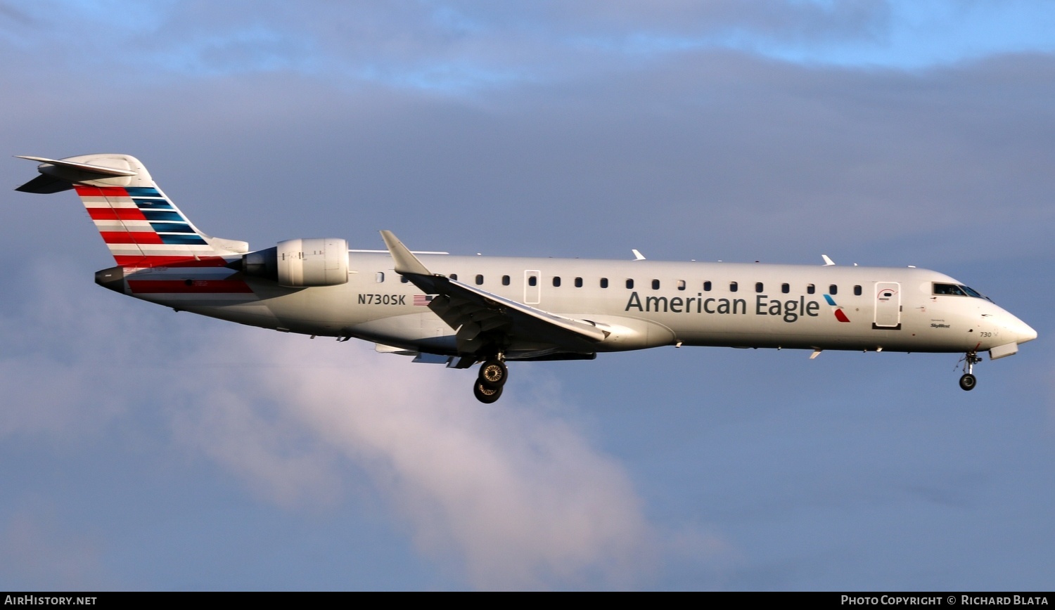 Aircraft Photo of N730SK | Bombardier CRJ-700 NG (CL-600-2C10) | American Eagle | AirHistory.net #652526