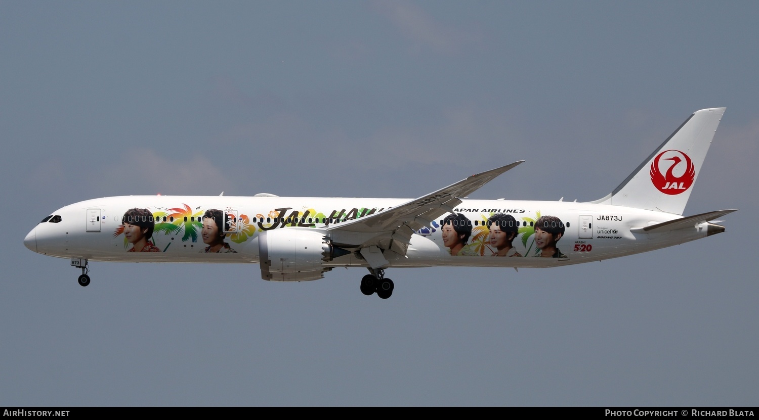 Aircraft Photo of JA873J | Boeing 787-9 Dreamliner | Japan Airlines - JAL | AirHistory.net #652528