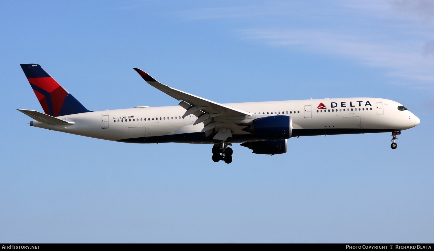 Aircraft Photo of N508DN | Airbus A350-941 | Delta Air Lines | AirHistory.net #652534
