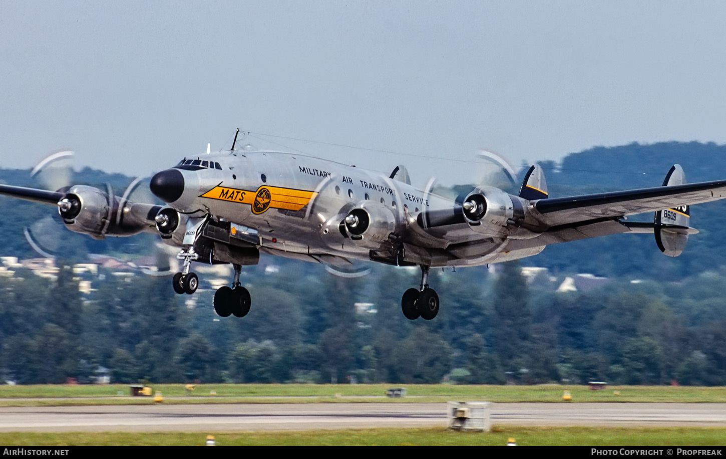 Aircraft Photo of N494TW / 8609 | Lockheed C-121A Constellation | USA - Air Force | AirHistory.net #652561