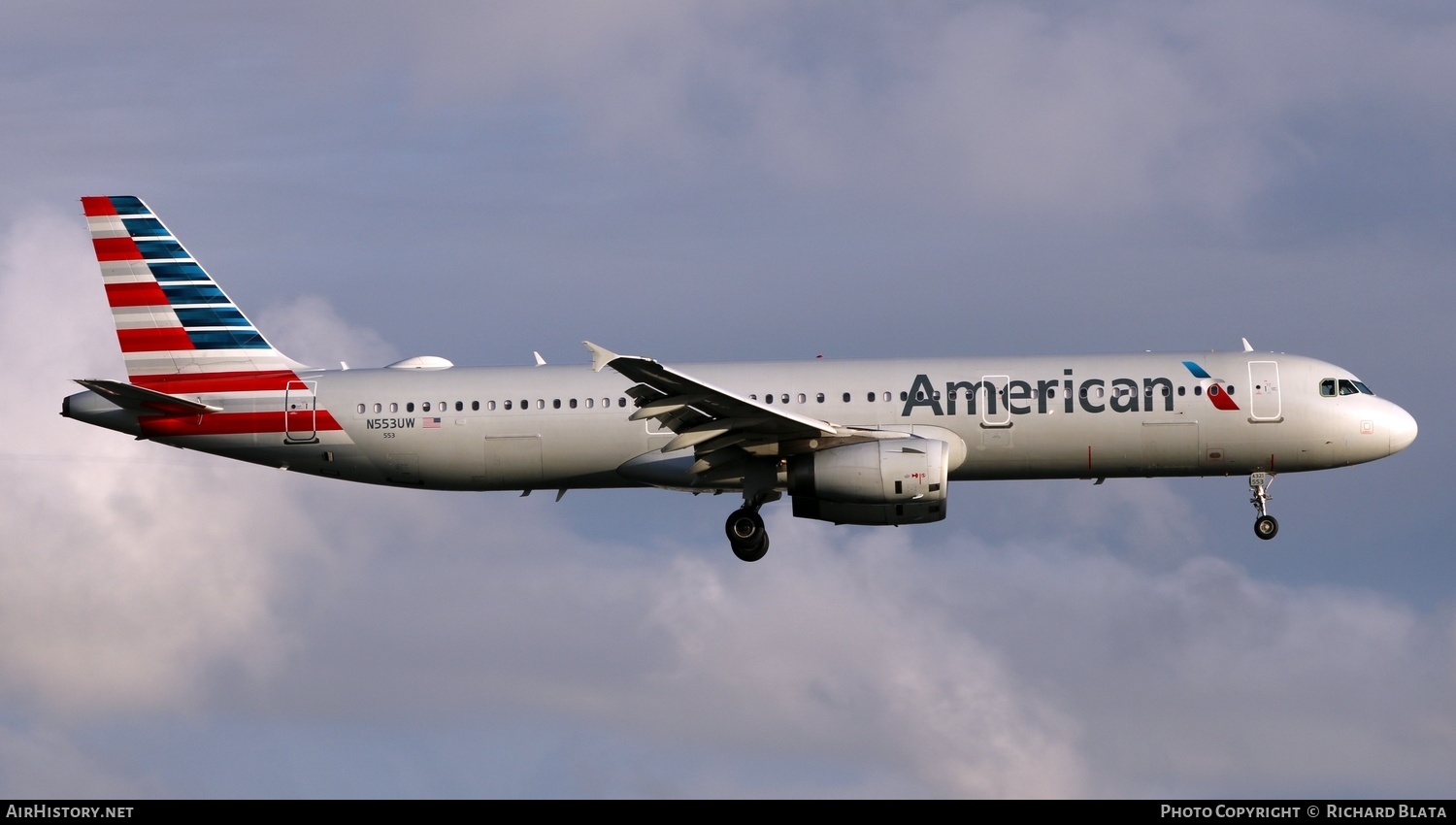 Aircraft Photo of N553UW | Airbus A321-231 | American Airlines | AirHistory.net #652565