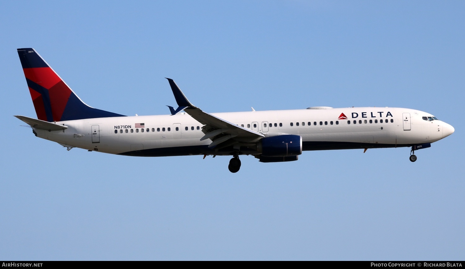 Aircraft Photo of N871DN | Boeing 737-932/ER | Delta Air Lines | AirHistory.net #652567