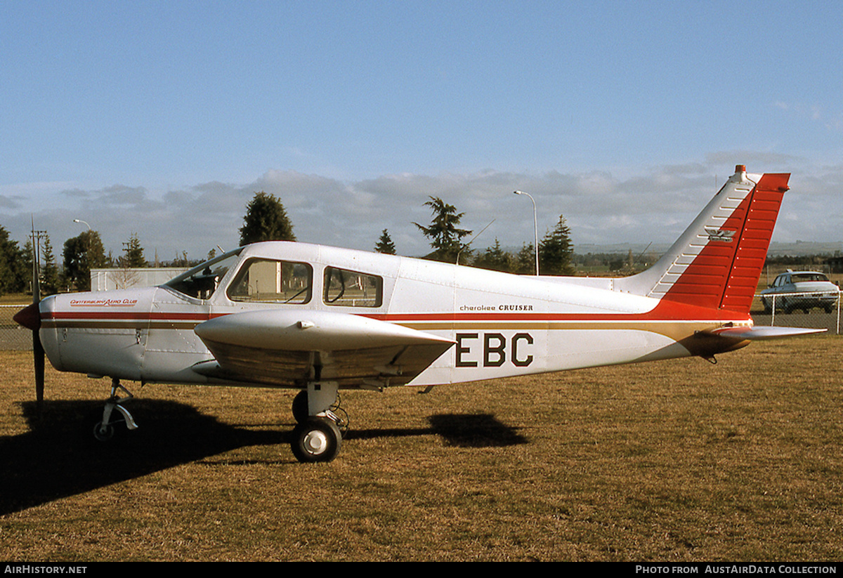 Aircraft Photo of ZK-EBC / EBC | Piper PA-28-140 Cherokee Cruiser | Canterbury Aero Club | AirHistory.net #652580