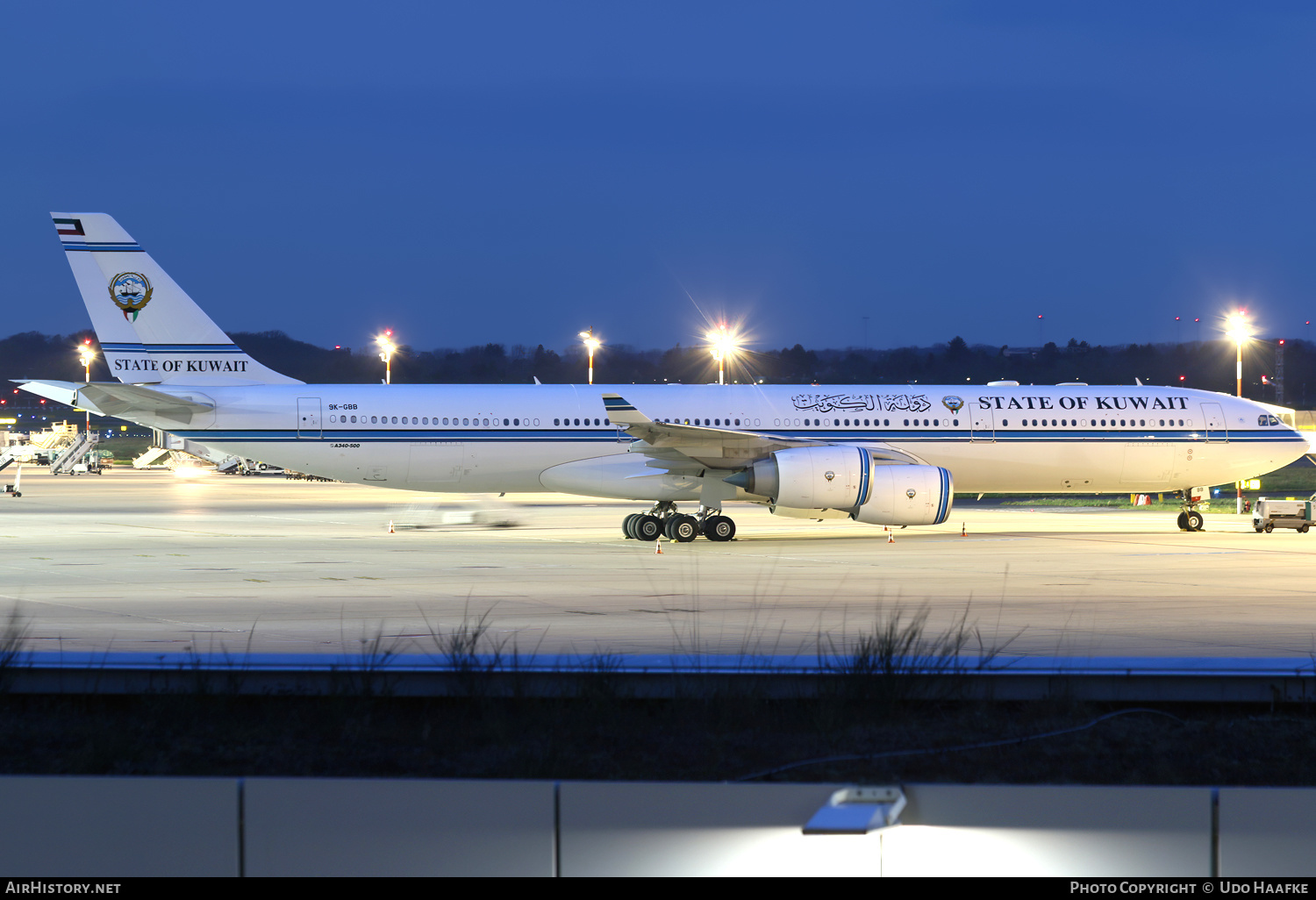 Aircraft Photo of 9K-GBB | Airbus A340-541 | State of Kuwait | AirHistory.net #652606