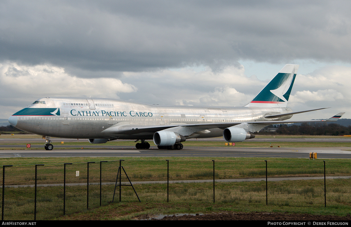 Aircraft Photo of B-HKH | Boeing 747-412(BCF) | Cathay Pacific Airways Cargo | AirHistory.net #652639