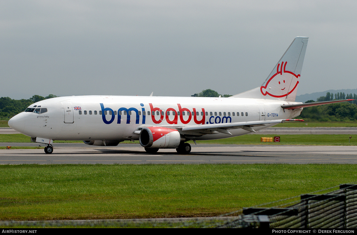 Aircraft Photo of G-TOYM | Boeing 737-36Q | Bmibaby | AirHistory.net #652640