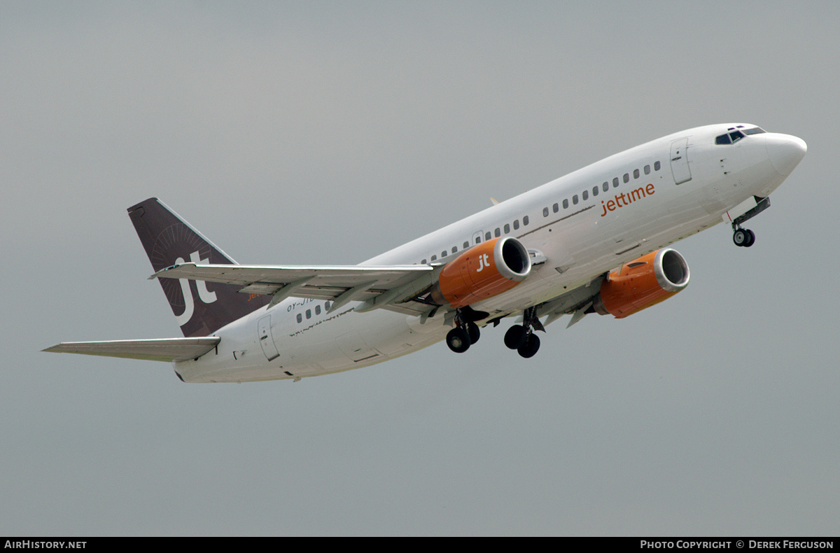 Aircraft Photo of OY-JTD | Boeing 737-3Y0 | Jettime | AirHistory.net #652642