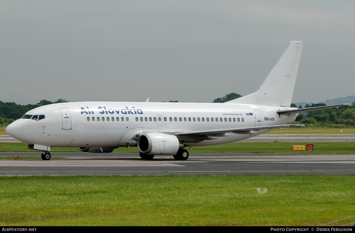 Aircraft Photo of OM-ASD | Boeing 737-306 | Air Slovakia | AirHistory.net #652645