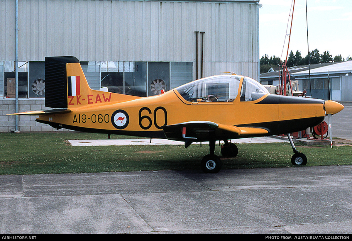 Aircraft Photo of ZK-EAW / A19-060 | New Zealand CT-4A Airtrainer | Australia - Air Force | AirHistory.net #652669