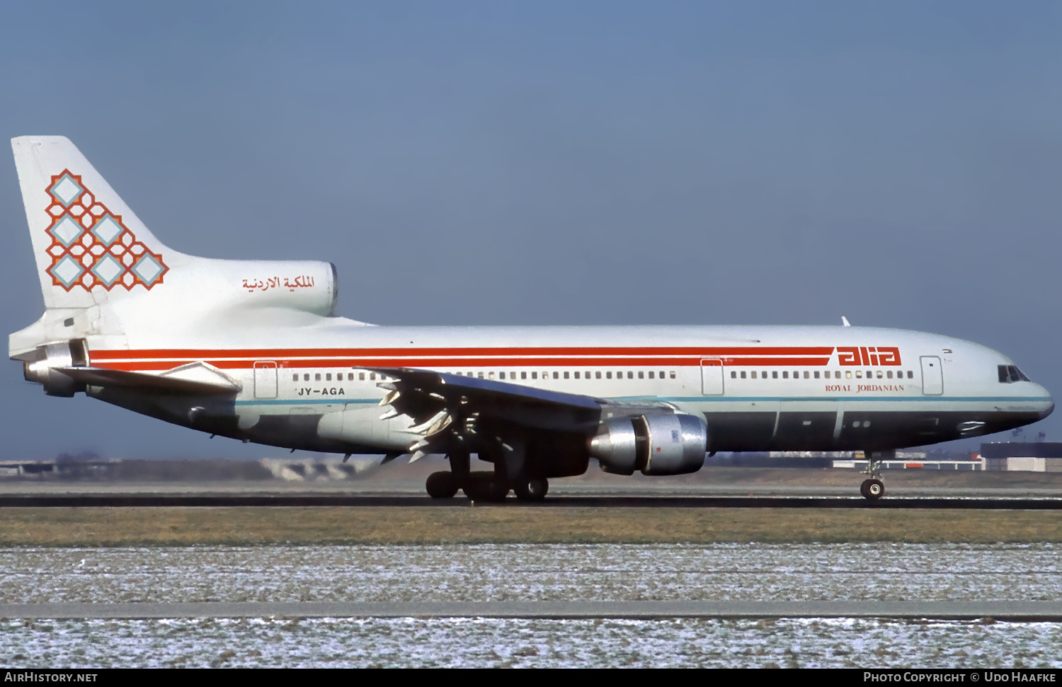 Aircraft Photo of JY-AGA | Lockheed L-1011-385-3 TriStar 500 | Alia - The Royal Jordanian Airline | AirHistory.net #652695