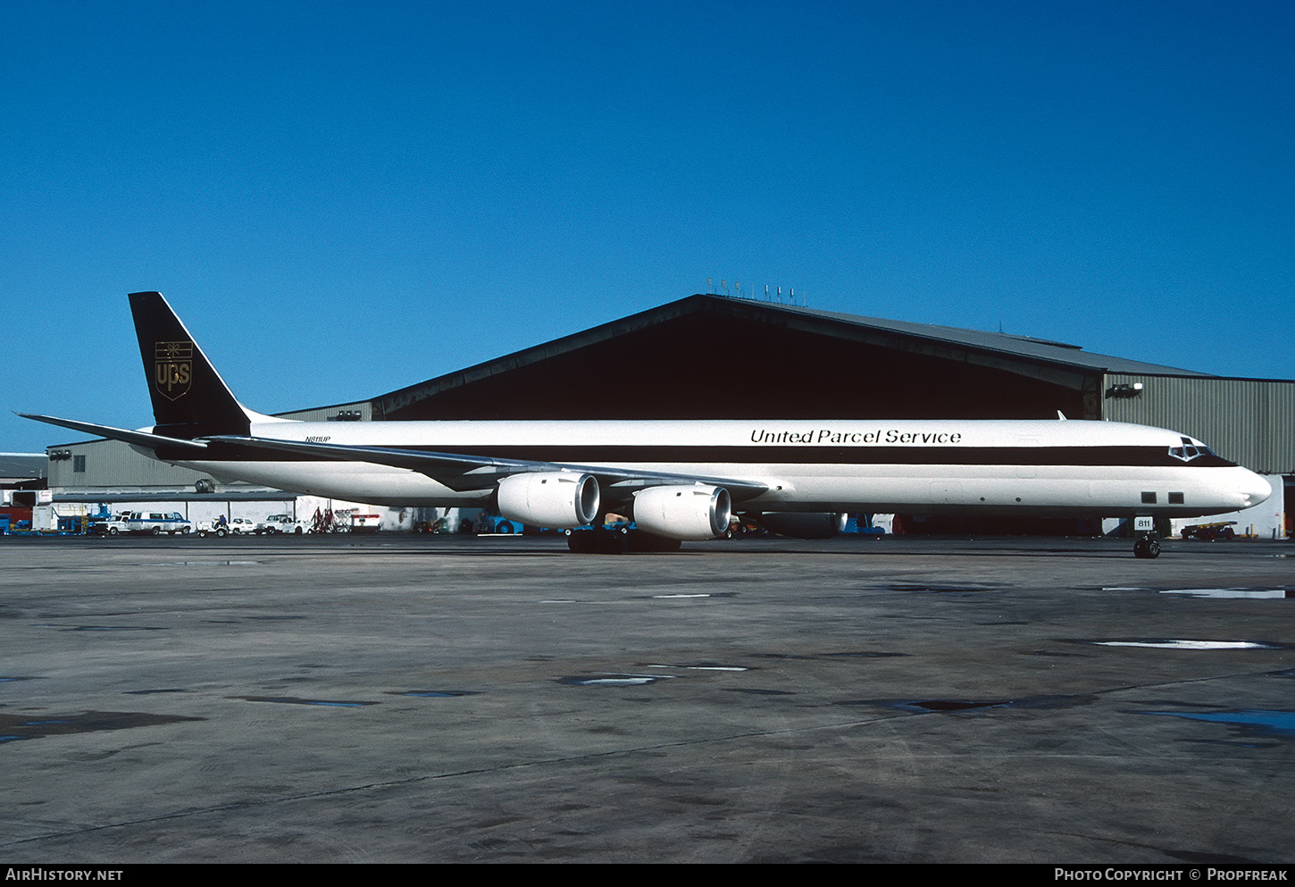 Aircraft Photo of N811UP | McDonnell Douglas DC-8-73CF | United Parcel Service - UPS | AirHistory.net #652702