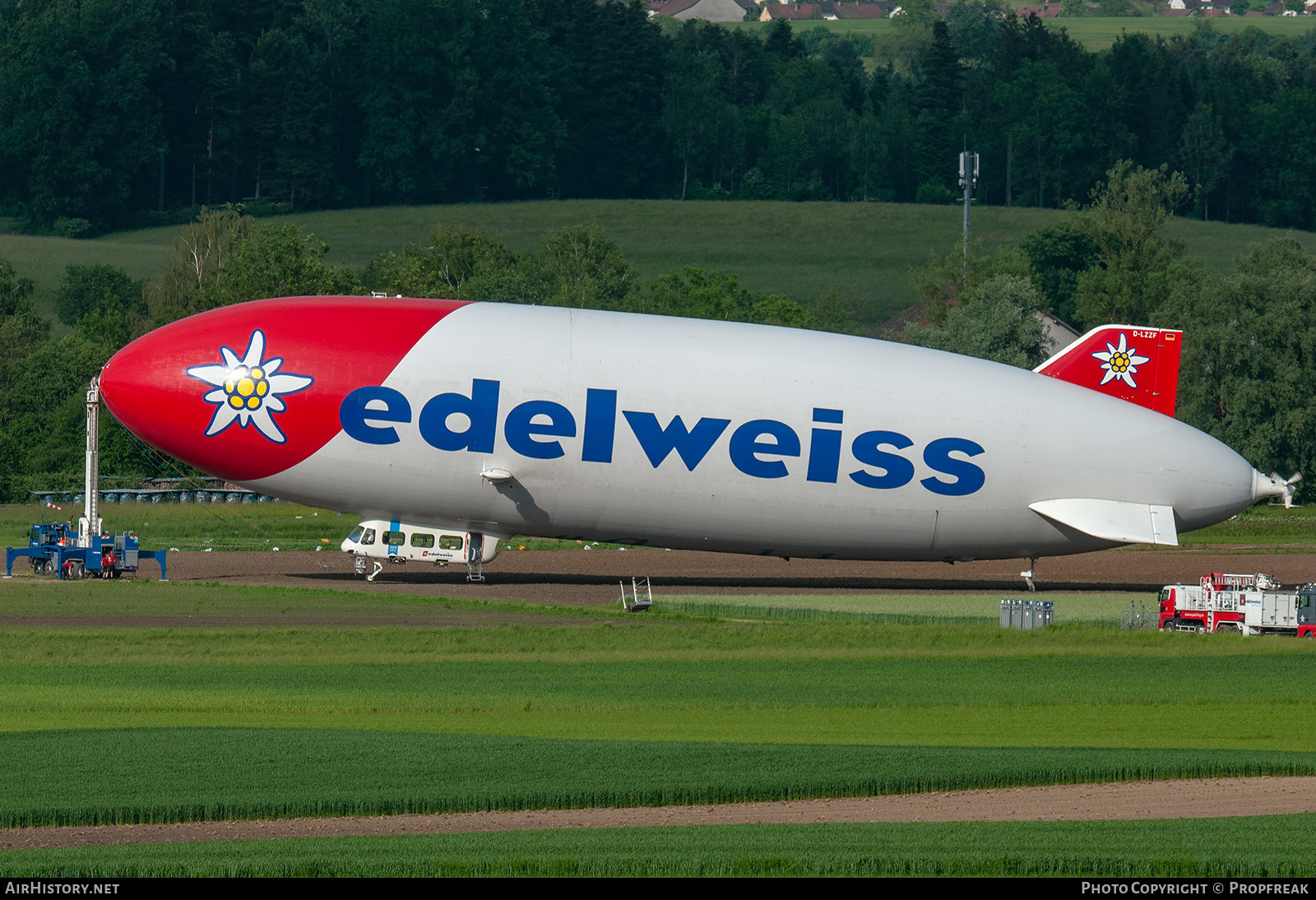 Aircraft Photo of D-LZZF | Zeppelin LZ N07-100 Zeppelin NT | Edelweiss Air | AirHistory.net #652714