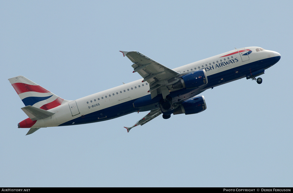 Aircraft Photo of G-BUSG | Airbus A320-211 | British Airways | AirHistory.net #652729
